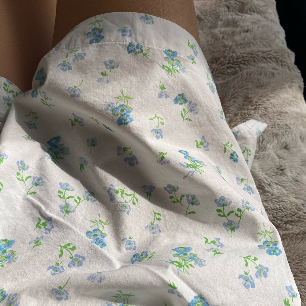 ASOS poplin floral shorts
